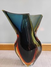 Vase glas 50er jahre - vase,