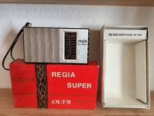 Kofferradio Taschenradio Radio Transistorradio Regia Super alt funktioniert