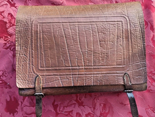 Alter leder schulranzen - leder,