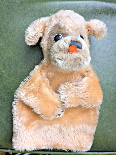 Steiff handpuppe mops - steiff, hund