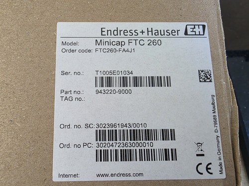 Endress hauser minicap - endress+hauser,
