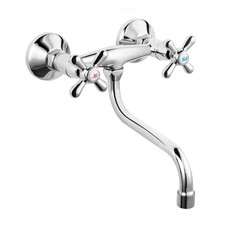 Kreuzgriff Wand Küchenarmatur