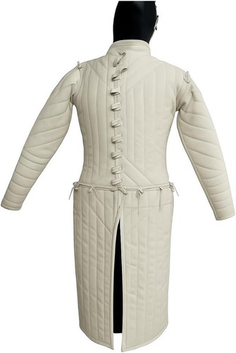 Mittelalter lange gambeson - mittelalter,