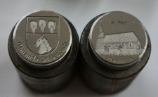 Unikat historische Prägestempel für Medaille Münze Wappen Osterbruch Nr. 4045-27