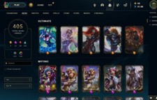 League of Legends EUW 47.4k Blue Essence - Challenger Peak Account - 405 skins 