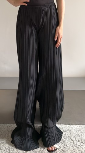 Plissee schlaghose gala pant - plissee,
