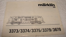 Bedienungsanleitung Märklin 3373/3374/3375/3379/3679