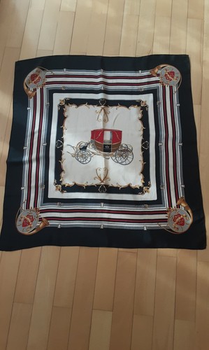 Seidentuch schwarz mehrfarbig - seidentuch, schwarz/mehrfarbig