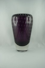 Vintage Glas Vase mit