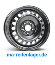 4x 6,5x17 ET38 Stahlfelgen