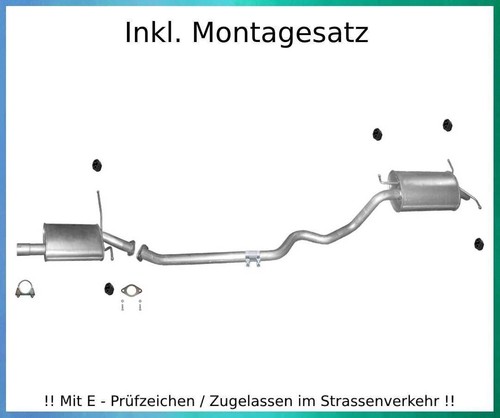 Auspuffanlage für hyundai - auspuffanlage,