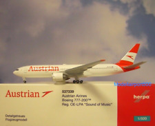 HerpaWings 1:500 Boeing 777-200 Austrian Airlines OE-LPA 537339 Modellairport500