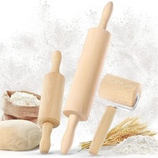 TIMELEOS Nudelholz Teigroller