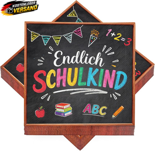 Schulanfang servietten - schulanfang,