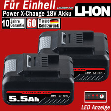2X Für Einhell 18 V 5,5 Ah
