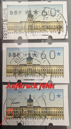 Automaten briefmarken sammlung - automaten,