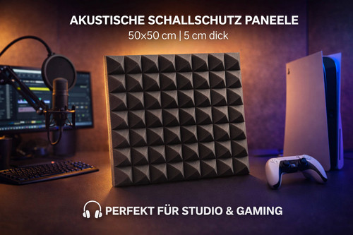 Akustikschaumstoff 50x50x5 - , cm