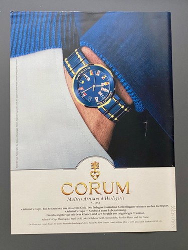 Corum admiral cup 1994 - corum, admiral´s