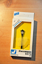 Viessmann 6070 H0: Parklaterne, einflammig schwarz, unbenutzt in OVP