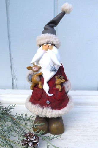 Santa figur weihnachtsmann mit - figur,