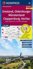 KOMPASS Fahrradkarte 3374