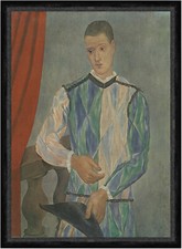 Der Harlekin von Barcelona Pablo Picasso 1917 Kostüm Faks_Werbung 1361