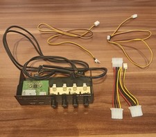 Xilence 5,25" Fan Control Frontpanel Lüftersteuer 4-Kanal + USB HUB +Kartenleser