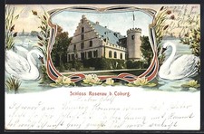 Oeslau, am Schloss Rosenau