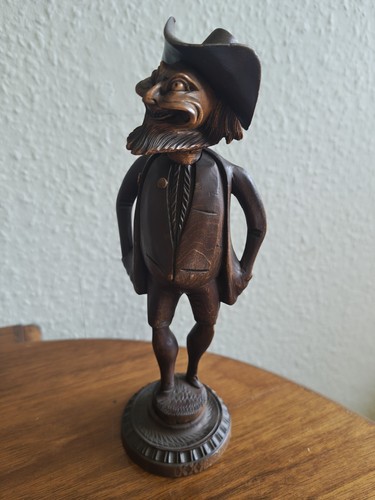 Antike schwarzwald holzfigur - antike,