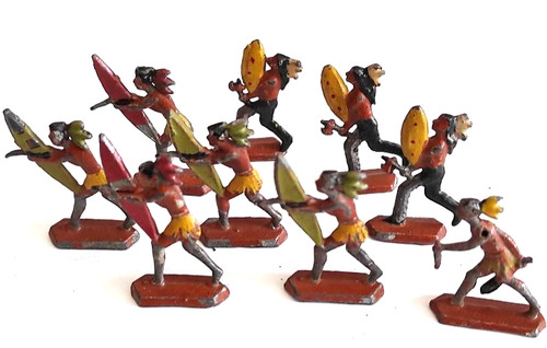 Zinnfiguren blei jäger - zinnfiguren, 3d