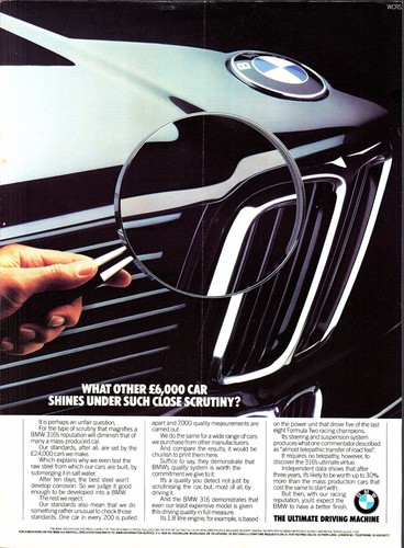 Oldtimer 1983 werbung - oldtimer, bmw