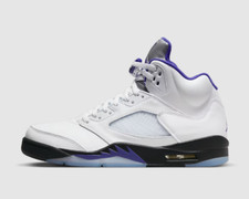 DD0587-141 Air Jordan 5 Retro Dark Concord Herren Sportschuhe Bastkeball Weiß