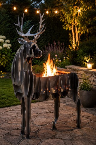 Hirsch feuerstelle grill - feuerstelle,