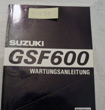 Suzuki GSF600 Bandit Kult Original Werkstatthandbuch Wartungsanleitung deutsch