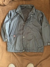 Regenjacke In Blau Größe S 36/38 mit Kapuze Gebraucht Guter Zustand  DB