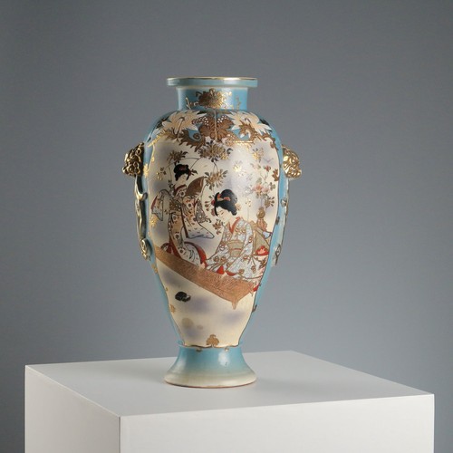 Vintage satsuma vase - satsuma,