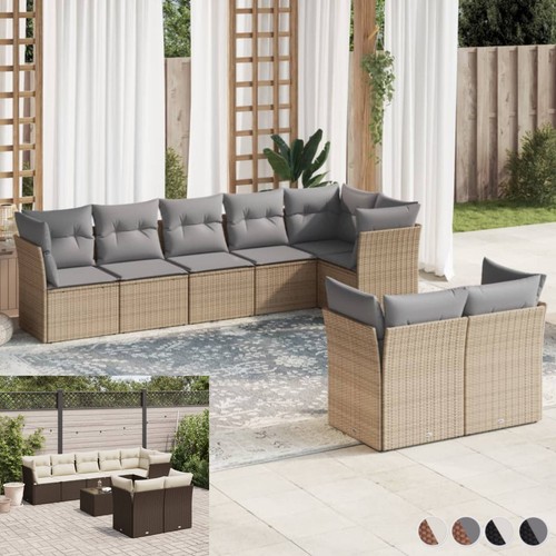 Garten sofagarnitur mit kissen - mit,