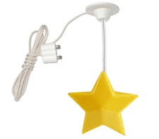 Hängelampe Stern gelb 3,5V