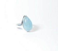 Ring Aquamarin / U 57 / 925