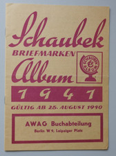 ks27/ Reklame Werbung Schaubek Briefmarken Album, 1940/41