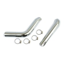 Hitzeschutzblech chrom set - chrom,