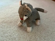 Kallisto Katze stehend, Öko Kuscheltier, sehr guter Zustand, sehr niedlich