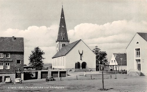 419003 christuskirche und - ak,