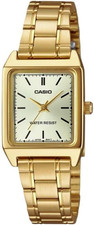 Casio Uhr Damenuhr Gold eckig
