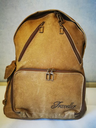 Leder rucksack traveller - rucksack,