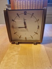 Goldene Tischuhr von Mauthe voll funktionsfähig!