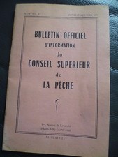 OFFIZIELLER BULLETIN Oberer Rat der Fischerei 1957 Nr. 27