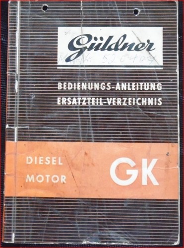 Güldner diesel motor - motor, gk