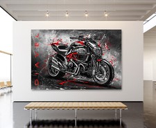 Acrylglas wandbild ducati - acrylglas,