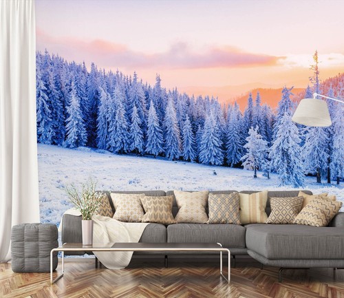 Winter schnee wald - 3d, q6721